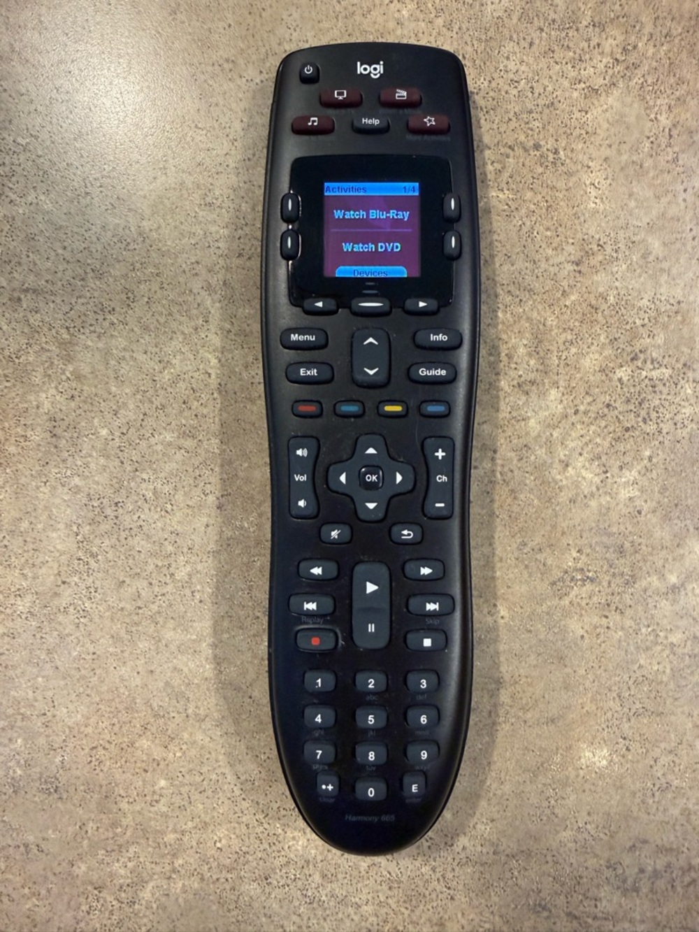 Logitech Harmony 665 Remote Control Universal Logi Smart Home - Tested